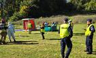Policjanci i strażacy ćwiczyli na stoku w Strzyżowie