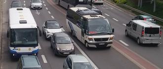 Autobusy różnych przewoźników na rzeszowskich ulicach