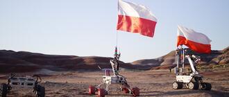 Zawody robotycznye University Rover Challenge 2025 (fot. archiwum zespołu Legendary Rover Politechniki Rzeszowskiej).