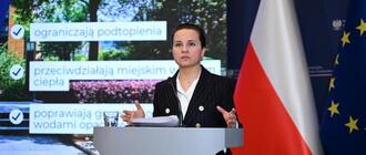 Fot. gov.pl (konferencja MKiŚ - wiceminister Urszula Zielińska)