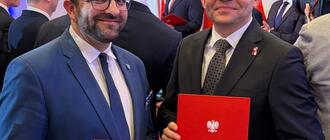 Od lewej Krzysztof Jarosz i Lucjusz Nadbereżny