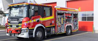 Nowy pojazd strażak&oacute;w z Lotniska Rzesz&oacute;w-Jasionka