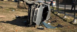 Opel wypadł z drogi. Kierowca był pijany