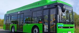 Pierwszy elektryczny autobus w Jarosławiu kupiony w 2024 r. ze środków norweskich. Fot. Jarosław (Fb) 
