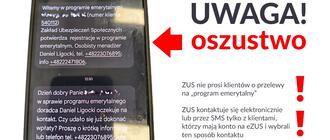 Pr&oacute;ba oszustwa na ZUS