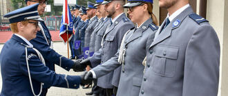 Awanse i odznaczenia w strzyżowskiej komendzie policji