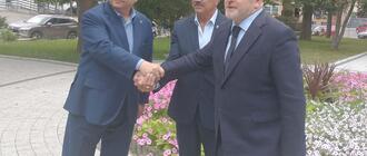 Od lewej Adam Dziedzic, Janusz Plodzień i Paweł Kowal.