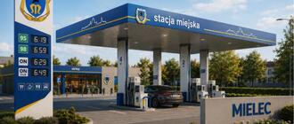  Miejska Stacja Paliw w Mielcu - wizualizacja mielec.pl