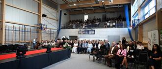 Nowa hala sportowa Zespołu Szkół Innowacyjnych w Jarosławiu uroczyście otwarta