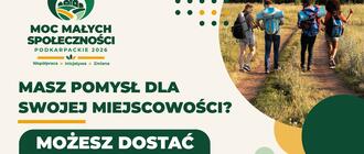 Mikrodotacje &bdquo;Moc Małych Społeczności - Podkarpackie&rdquo; - wydłużony termin składania wniosk&oacute;w