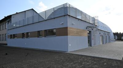 Przy szkole w Partyni powstała nowa hala sportowo-widowiskowa