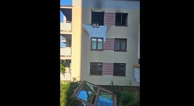 Wybuch hulajnogi spowodował pożar w mieszkaniu