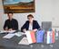 Od lewej Arkadiusz Perin z Arek Bike Camp i burmistrz Dukli Krystyna Andruch. fot. Dukla.pl 