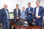 Na zdjęciu: Leszek Lewoc, Miguel Andrade, Magdalena Zboch, Pedro Coelho, Łukasz Nowak. Fot. Tadeusz Poźniak