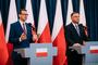 Premier Mateusz Morawiecki i prezydent Andrzej Duda. Fot. Krystian Maj/KPRM