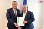 Od lewej wiceminister Stanisław Bukowiec i poseł Adam Dziedzic