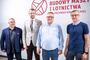 Od lewej dr inż. Robert Ostrowski, dr inż. Krzysztof Wieczerzak, prof. Marcin Drajewicz, prof. Maciej Motyka. Fot. Beata Motyka, Politechnika Rzeszowska