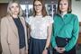 Od lewej dr Maryna Bulakh, dr inż. arch. Monika Szopińska-Mularz, dr inż. Sabina Ziembowicz 