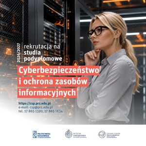 Nabór na studia podyplomowe: Cyberbezpieczeństwo i ochrona zasobów informacyjnych