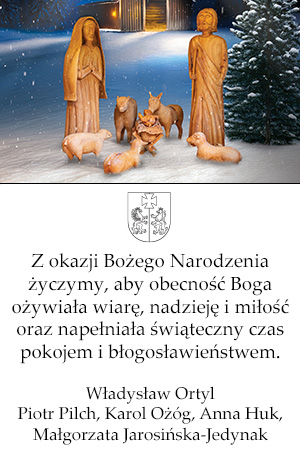 Życzenia marszałka i zarządu województwa z okazji Bożego Narodzenia 2025