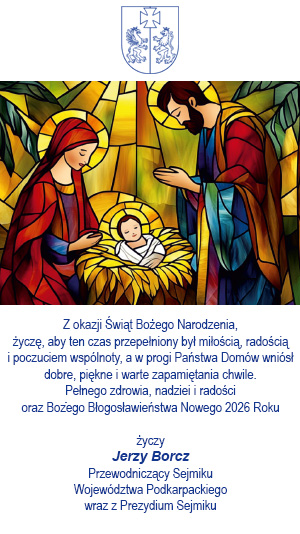 Życzenia przewodniczącego Sejmiku Jerzego Borcza