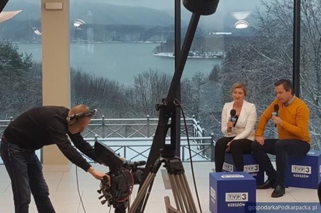 test Od lewej Arkadiusz Gruszka, Ilona Małek i Marcin Pawlak