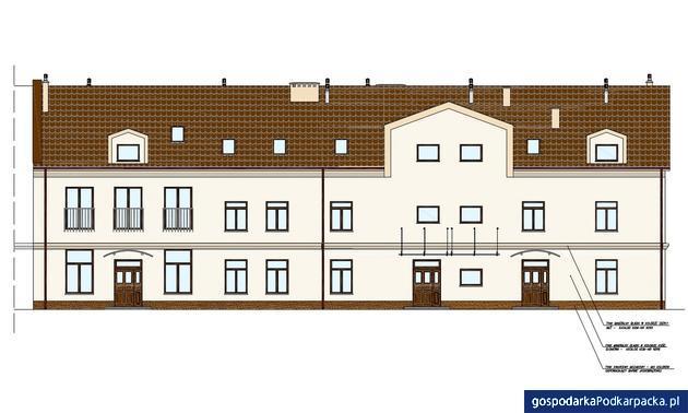 Rozpoczyna się przebudowa byłego biurowca Zakład&oacute;w Drzewnych w Nisku