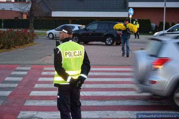 test Rondo na osiedlu Pobitno w Rzeszowie. Fot. KWP w Rzeszowie