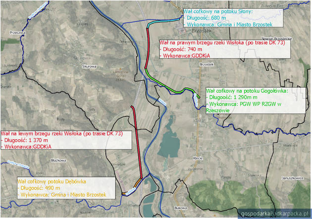 &bdquo;Wody Polskie&rdquo;, GDDKiA i gmina Brzostek porozumiały się w sprawie rozbudowy drogi nr 73