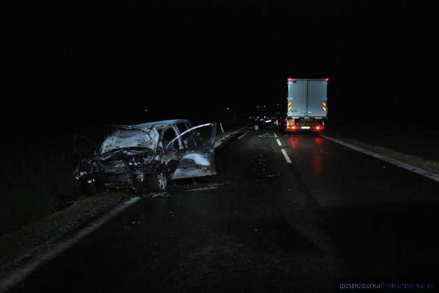 Podkarpackie: Policyjny za samochodem zakończył się wypadkiem i śmiercią uciekiniera