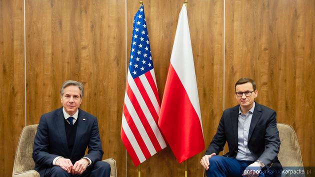 Amerykański sekretarz stanu Antony Blinken w Rzeszowie i na granicy