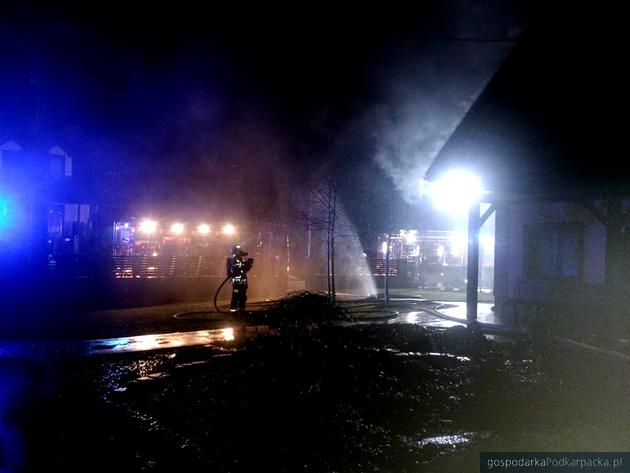 Pożar pensjonatu w Łętowni