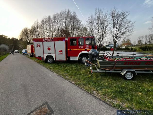 Mężczyzna utonął w swoim stawie