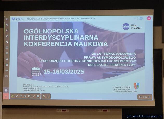 Trwa konferencja o prawie antymonopolowym w Jaśle