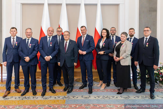 test Odznaczenia dla menedżerów Portu Lotniczego Rzeszów-Jasionka