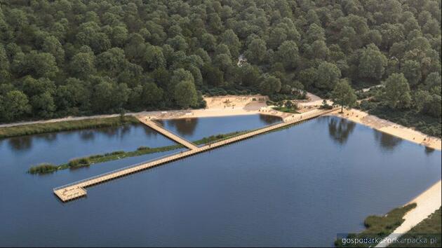 test Stawy Cyranowskie - wizualizacja. Fot. mielec.pl