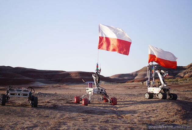 test Zawody robotycznye University Rover Challenge 2025 (fot. archiwum zespołu Legendary Rover Politechniki Rzeszowskiej).