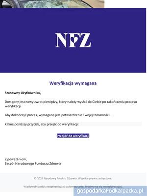 Kolejna próba oszustwa „na NFZ”. Jak się bronić?