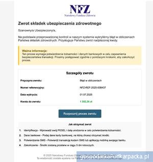 Kolejna próba oszustwa „na NFZ”. Jak się bronić?