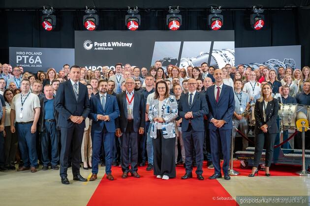 Stacja napraw silników PT6A w Pratt&Whitney Rzeszów otwarta 