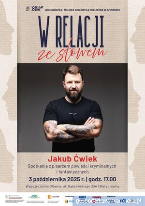 Pisarz Jakub Ćwiek gościem WiMBP w Rzeszowie