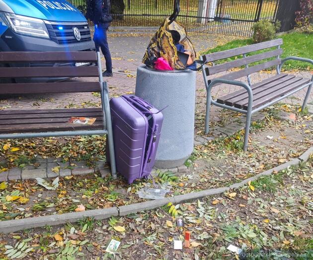 test Znaleziony bagaż