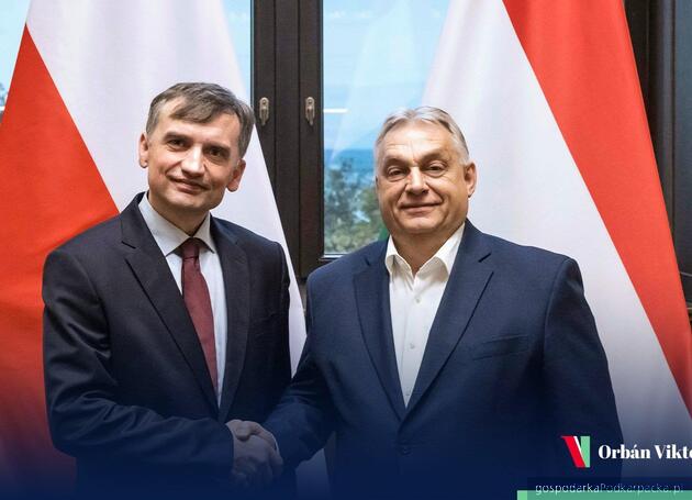 test Poseł Zbigniew Ziobro i premier Węgier Viktor Orban