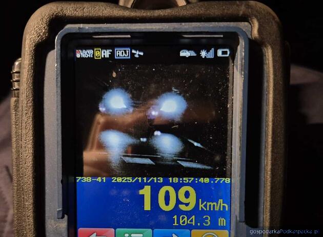 test 19-latek stracił prawo jazdy za kolejne przekroczenie prędkości