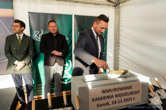 Kamień węgielny pod budowę „Bramy Bieszczad” już wmurowany