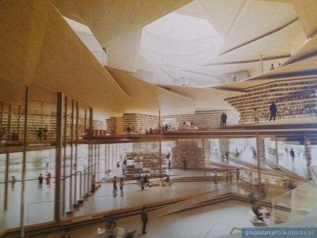 Architekci nazwali tę koncepcję „wir słów” 