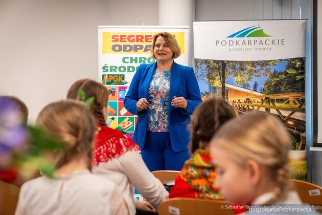 Członek zarządu województwa podkarpackiego Anna Huk. Fot. Sebastian Stankiewicz