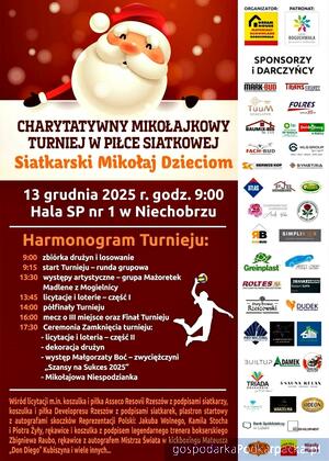 test Charytatywny mikołajkowy turniej w piłce siatkowej