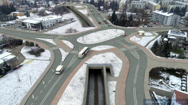 Wizualizacja tunelu w Krośnie o dł. 84 m. Fot. PLK