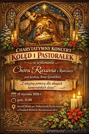 Charytatywnego koncert ch&oacute;ru Raxavia w Raniżowie 